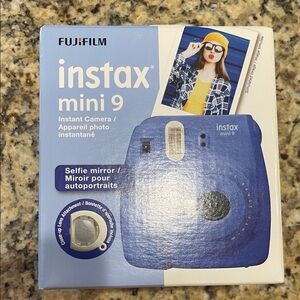 Brand new! $85 FujiFilm instax mini 9. Cobalt Blue